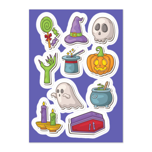 Vampire Halloween Sticker sheet