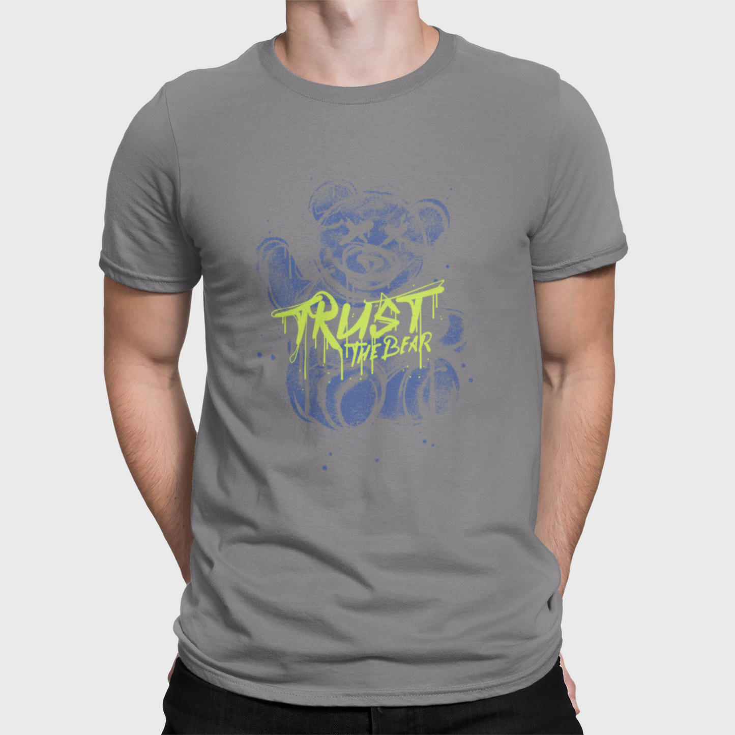 Trust The Bear Men's Premium Heavyweight Tee | Cotton Heritage MC1086