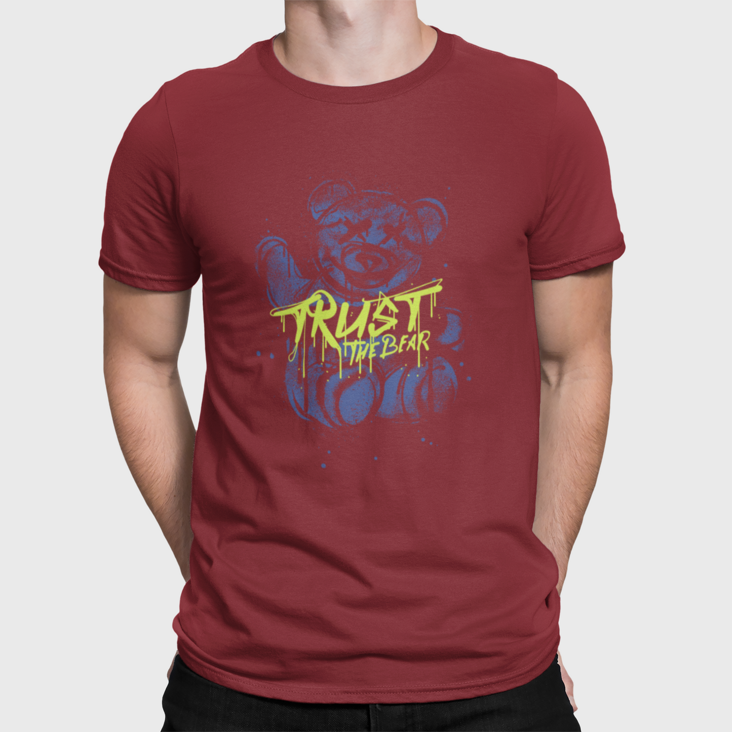 Trust The Bear Men's Premium Heavyweight Tee | Cotton Heritage MC1086