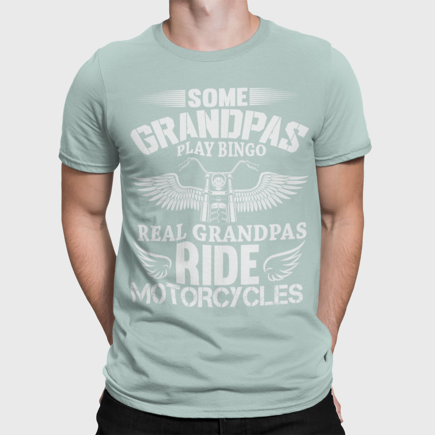 Some Grandpas Play Bingo Men's Premium Heavyweight Tee Cotton Heritage MC1086