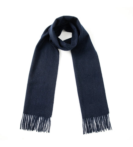 100% Cashmere Scarf with Fringed Edges