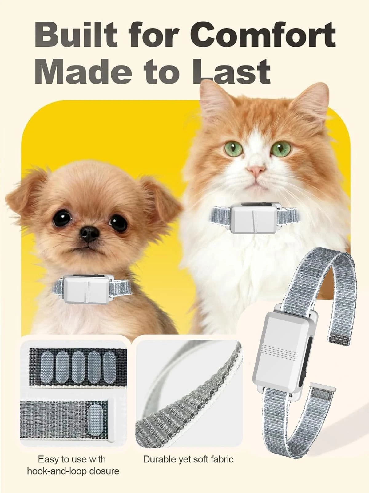 Wireless Cat Barrier - Rechargeable Indoor Barrier with 6 Adjustable Range Ra...