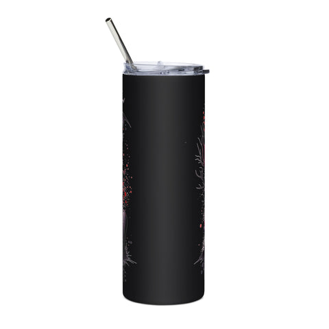 Vampire Blood Moon Stainless steel tumbler