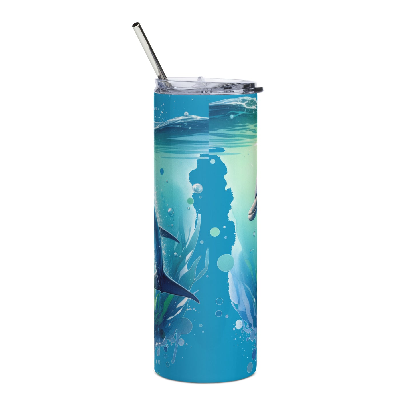 Dolphin Duet Stainless steel tumbler