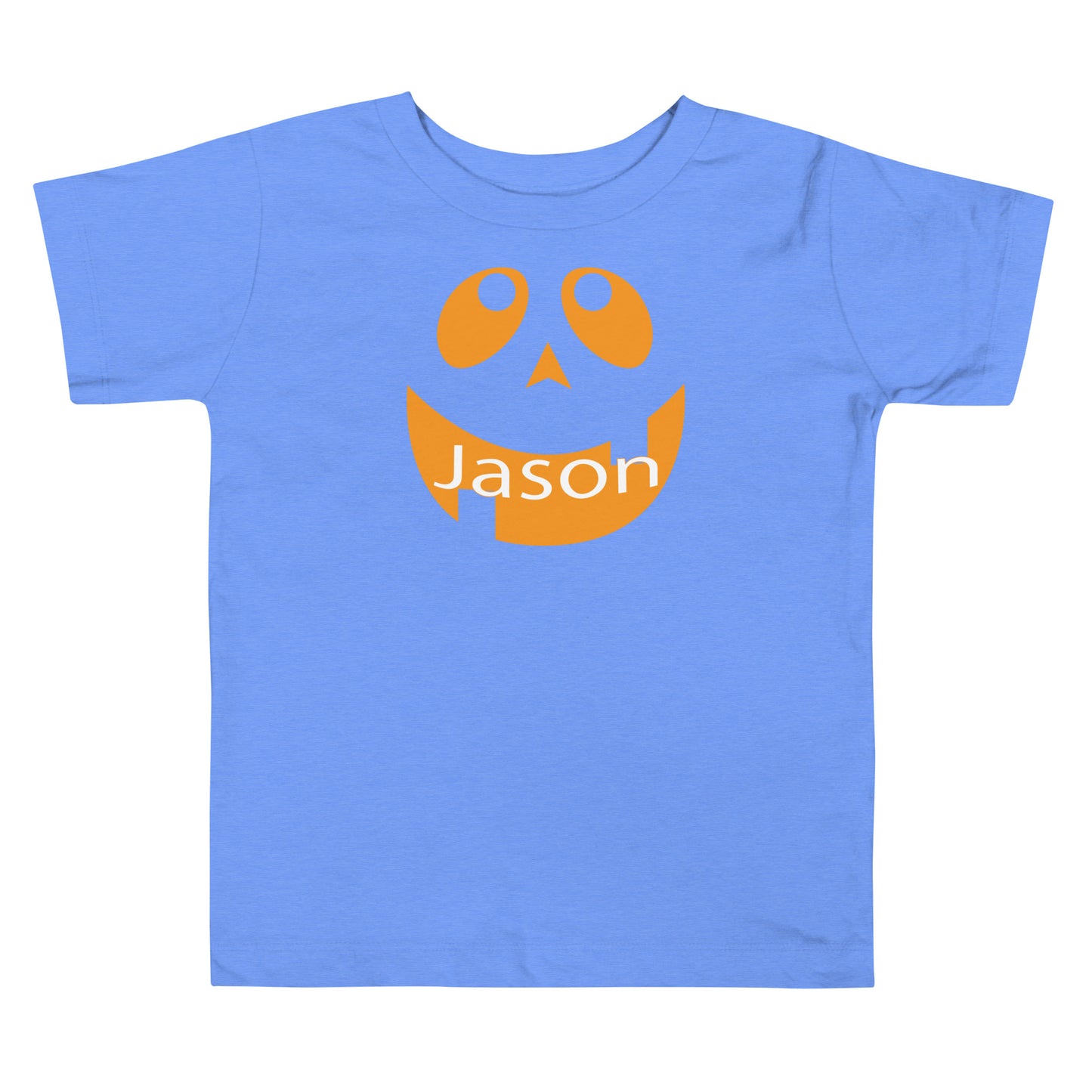 Jack-o'-Lantern Personalized Toddler Short Sleeve Tee