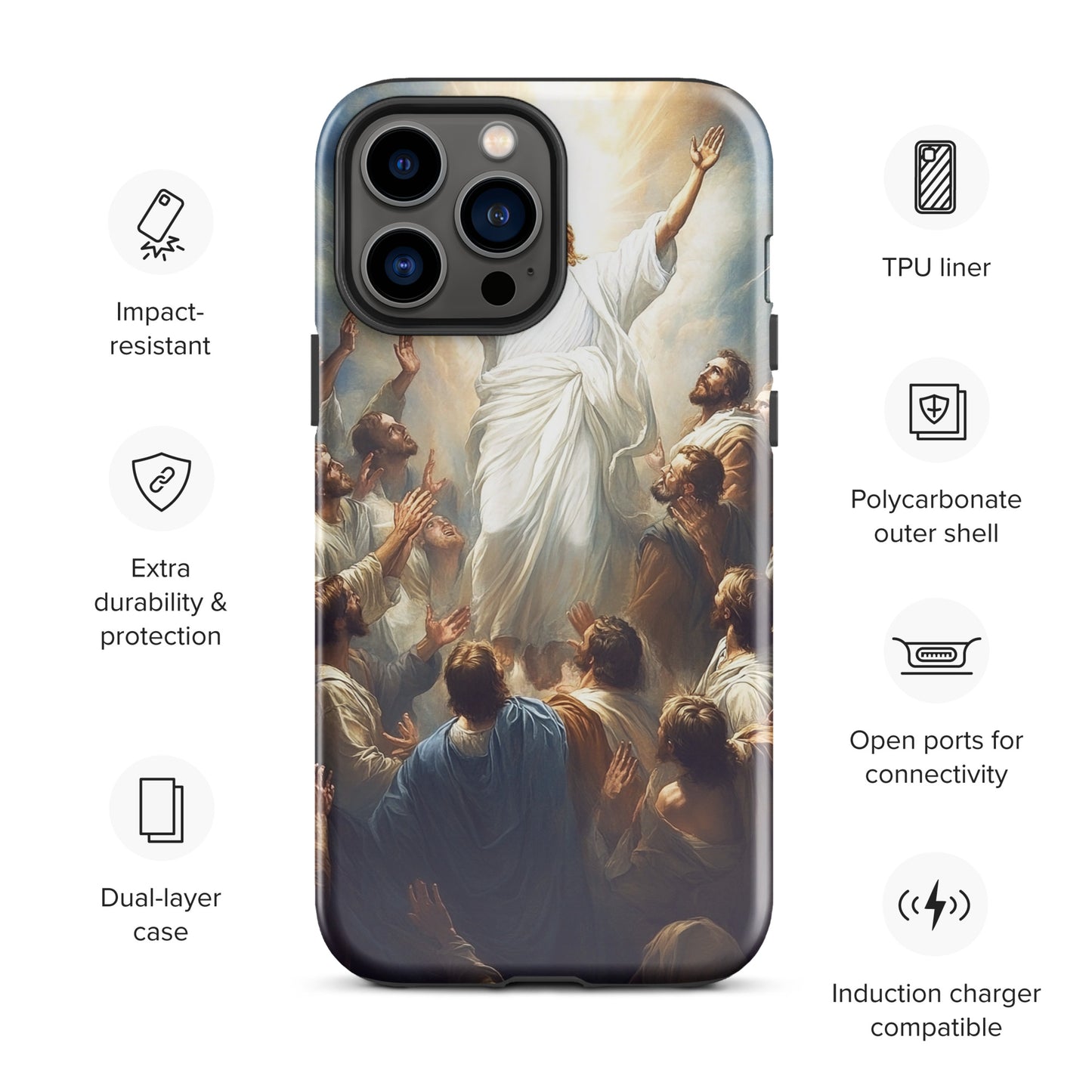 Jesus Resurrection Tough Case for iPhone®