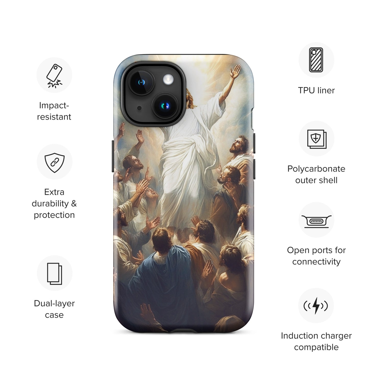 Jesus Resurrection Tough Case for iPhone®