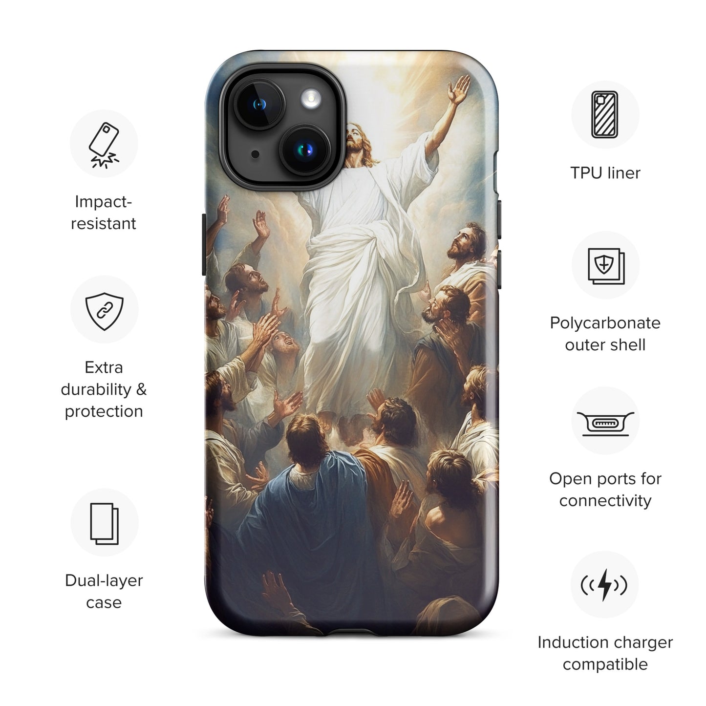 Jesus Resurrection Tough Case for iPhone®