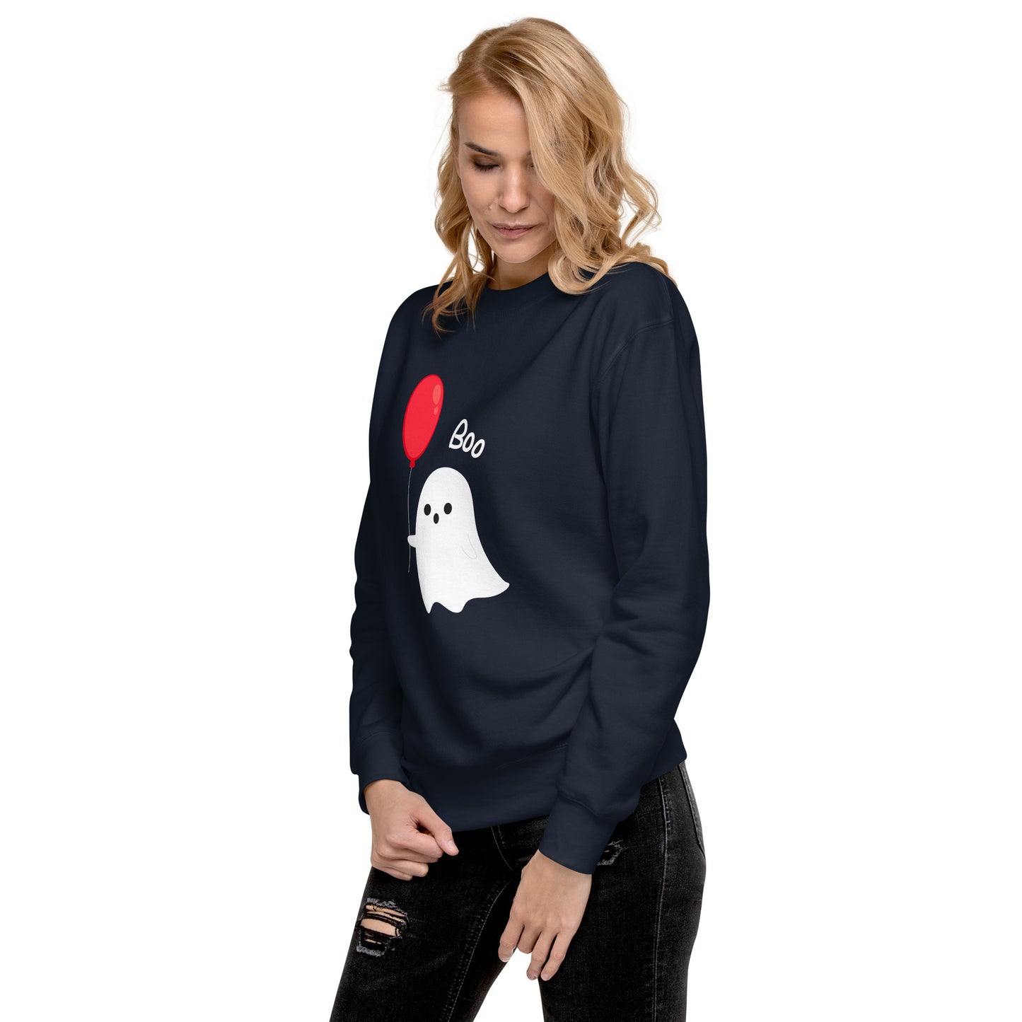 Balloon Boo Ghost Unisex Premium Sweatshirt