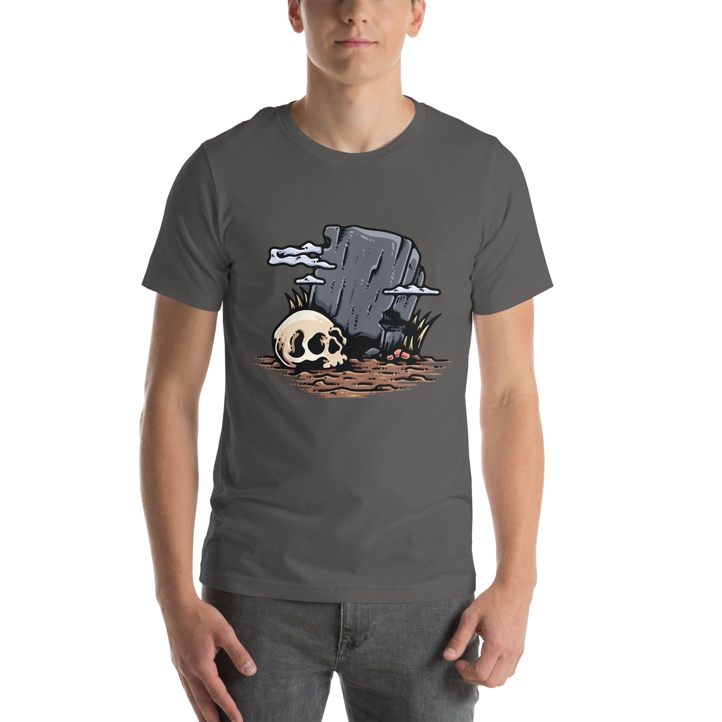 Tombstone And Skull Unisex t-shirt