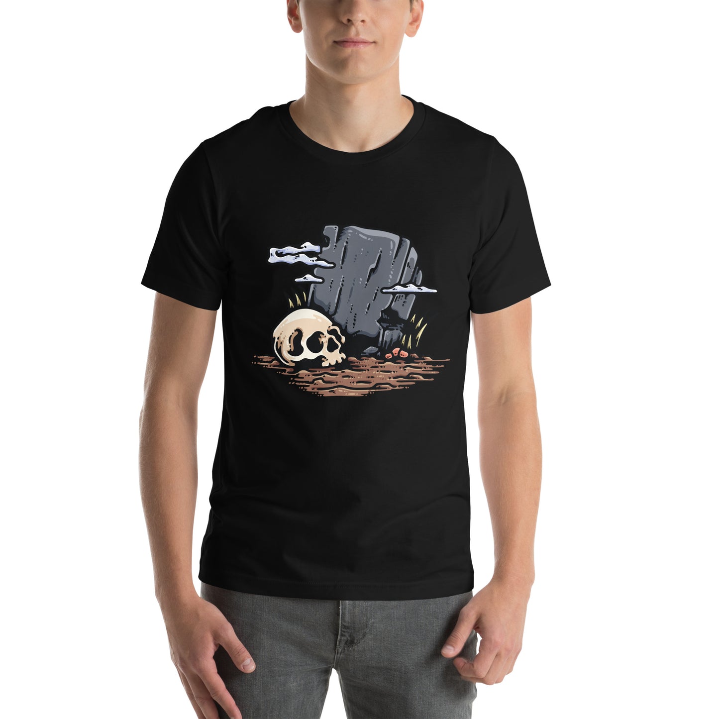 Tombstone And Skull Unisex t-shirt