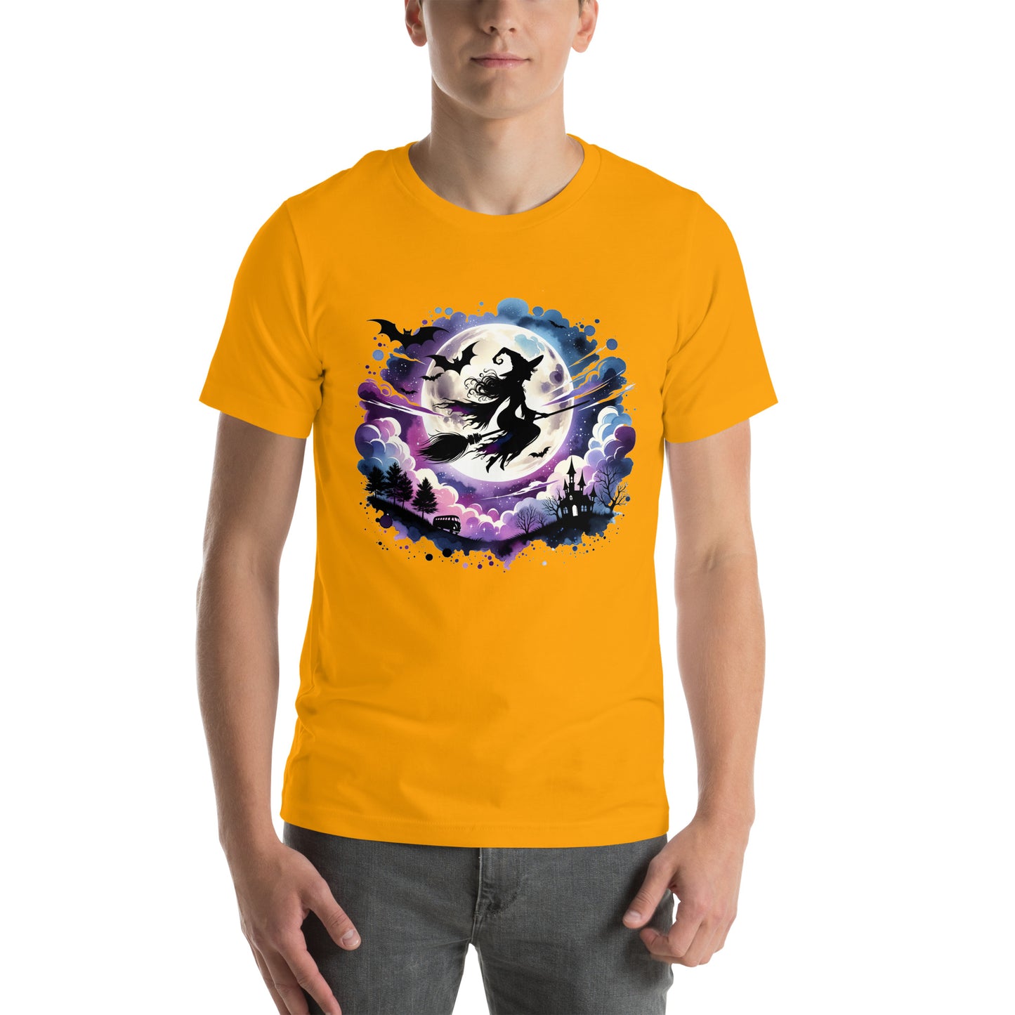 Witch's Midnight Flight Unisex t-shirt