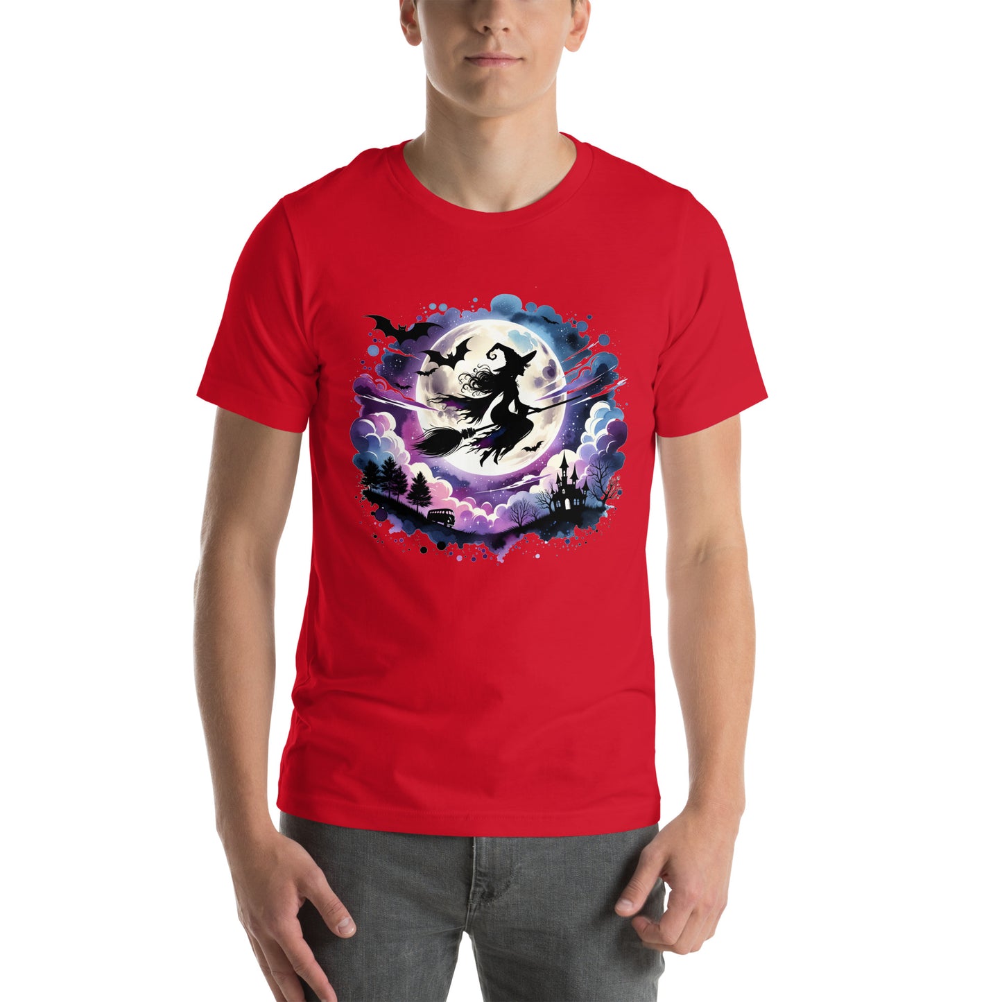 Witch's Midnight Flight Unisex t-shirt