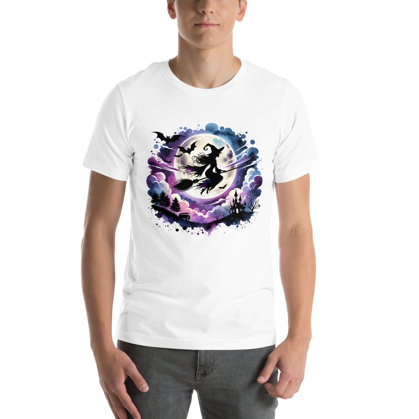 Witch's Midnight Flight Unisex t-shirt