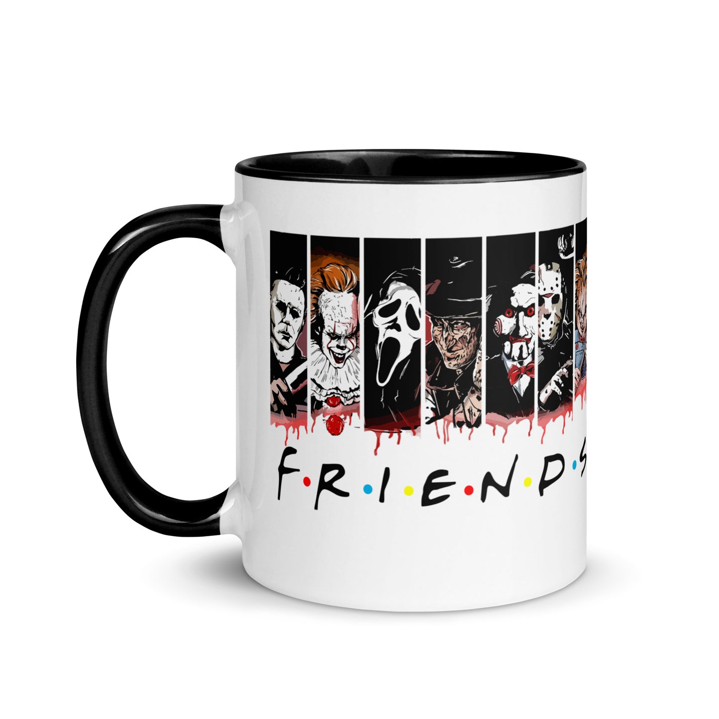 Icons of Horror Mug with Color Inside