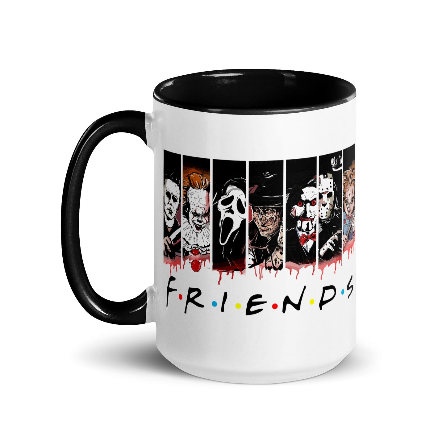 Icons of Horror Mug with Color Inside