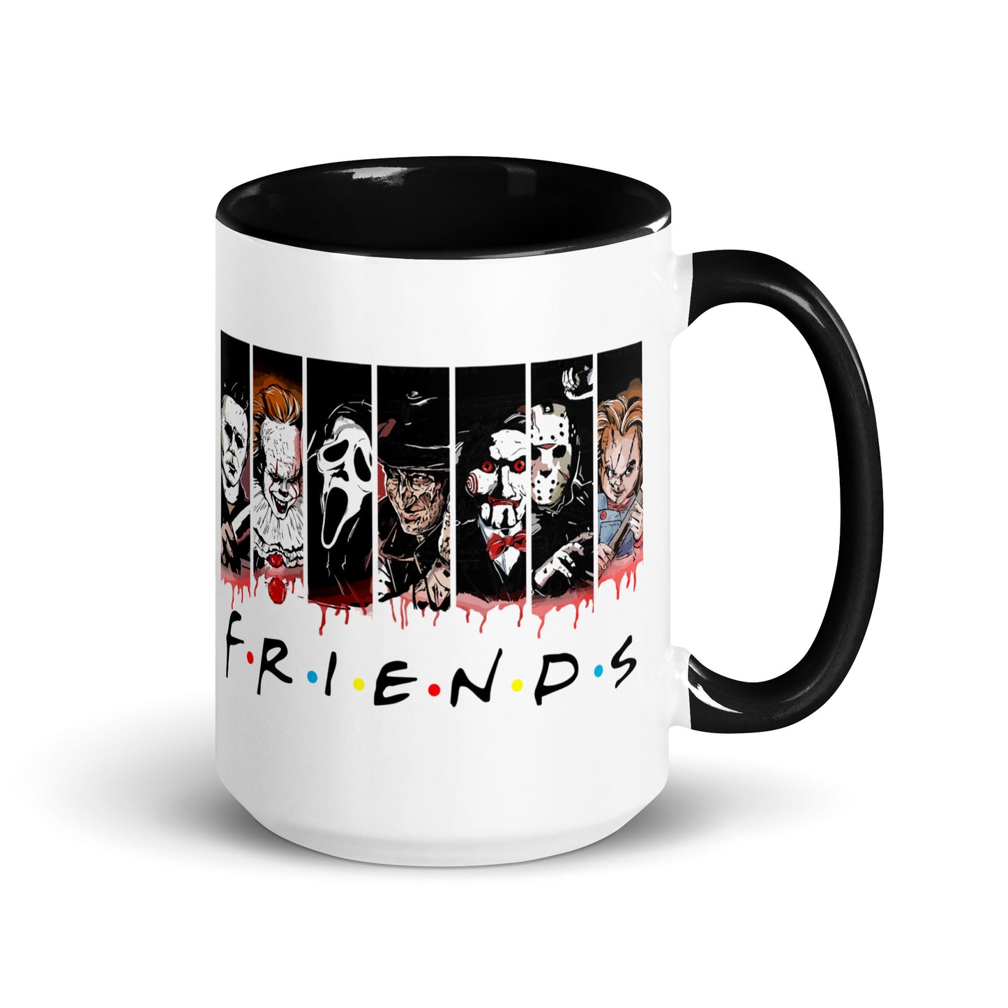 Icons of Horror Mug with Color Inside