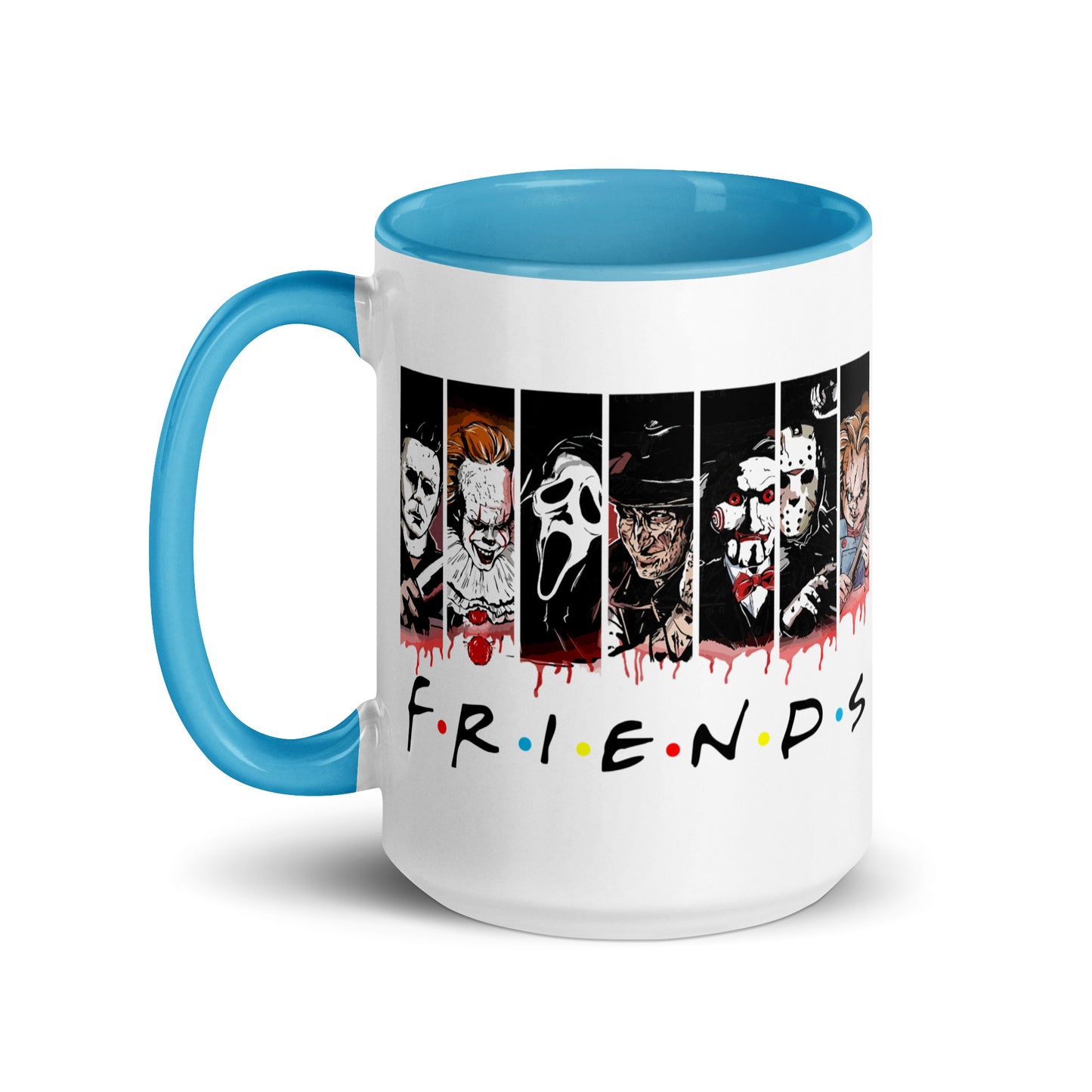 Icons of Horror Mug with Color Inside