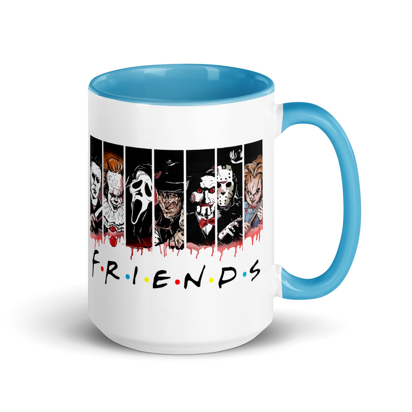 Icons of Horror Mug with Color Inside