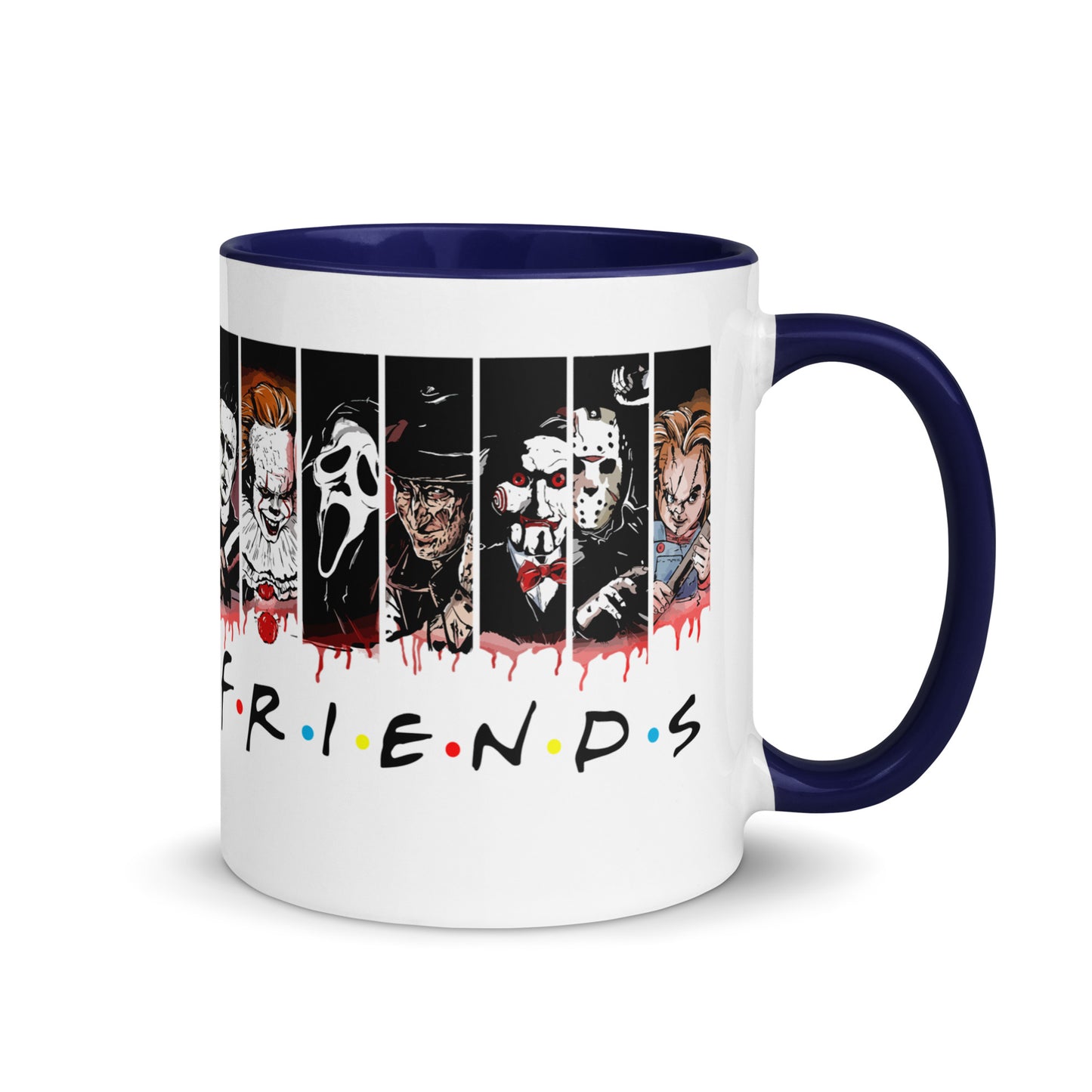 Icons of Horror Mug with Color Inside