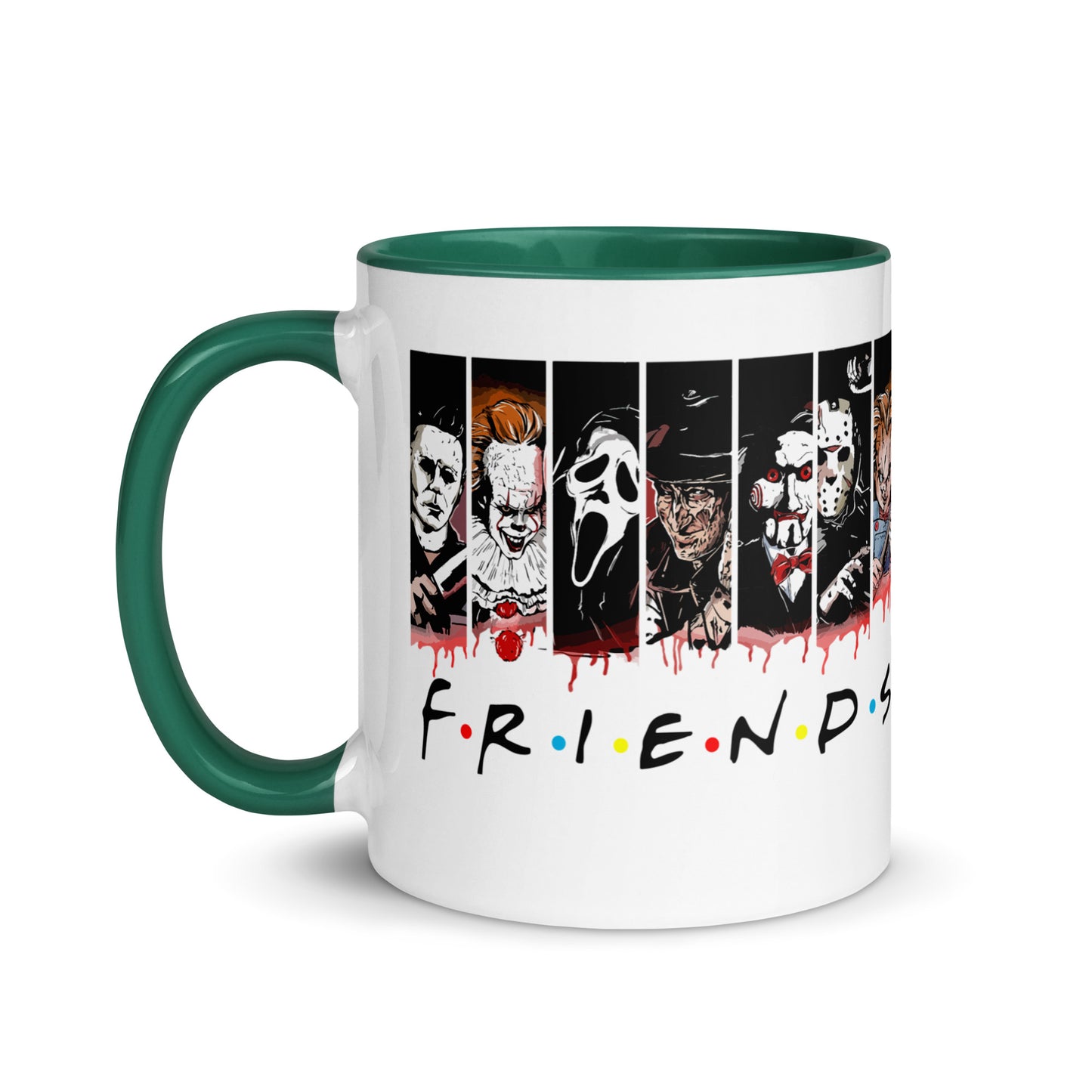 Icons of Horror Mug with Color Inside