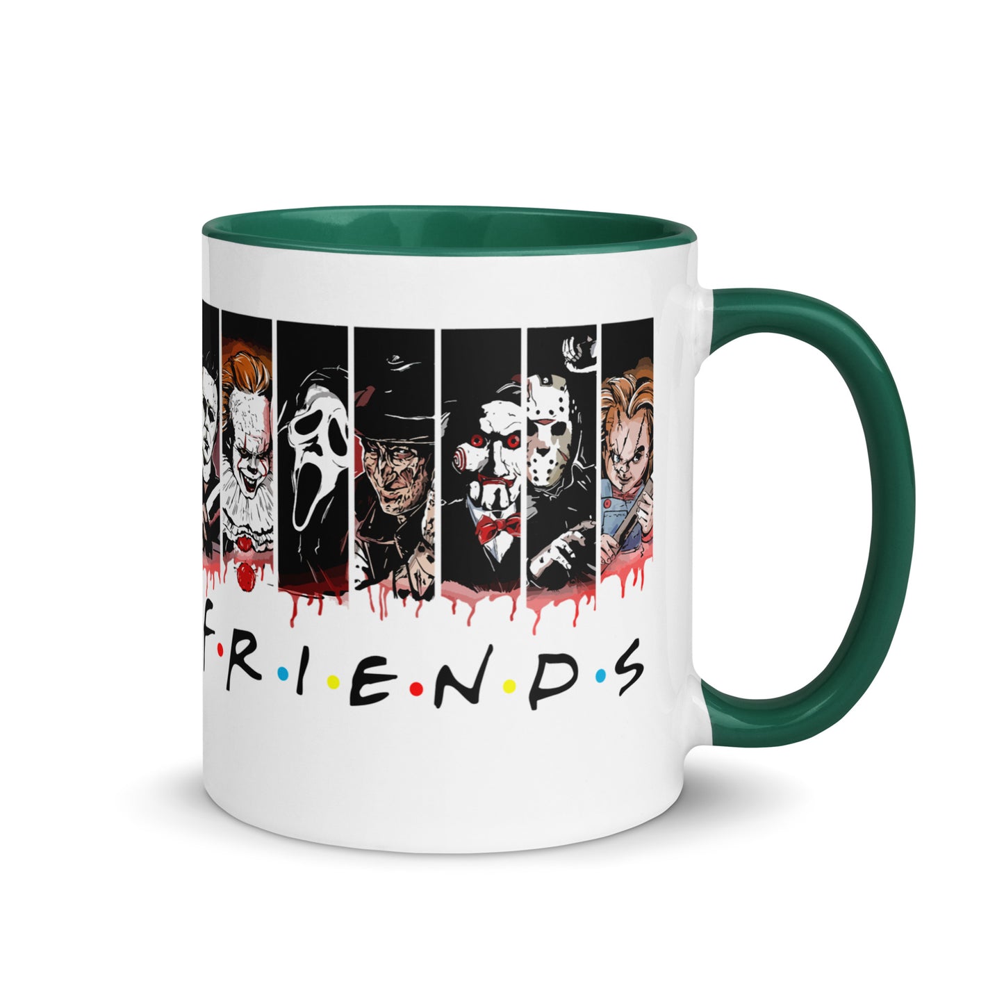 Icons of Horror Mug with Color Inside