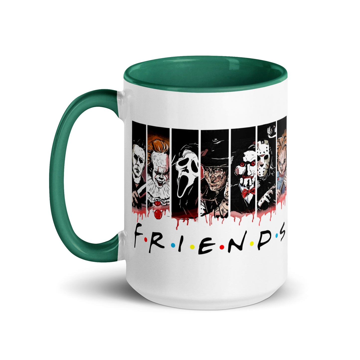 Icons of Horror Mug with Color Inside