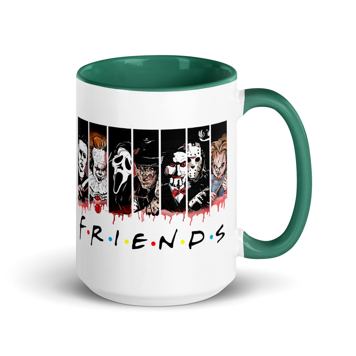 Icons of Horror Mug with Color Inside