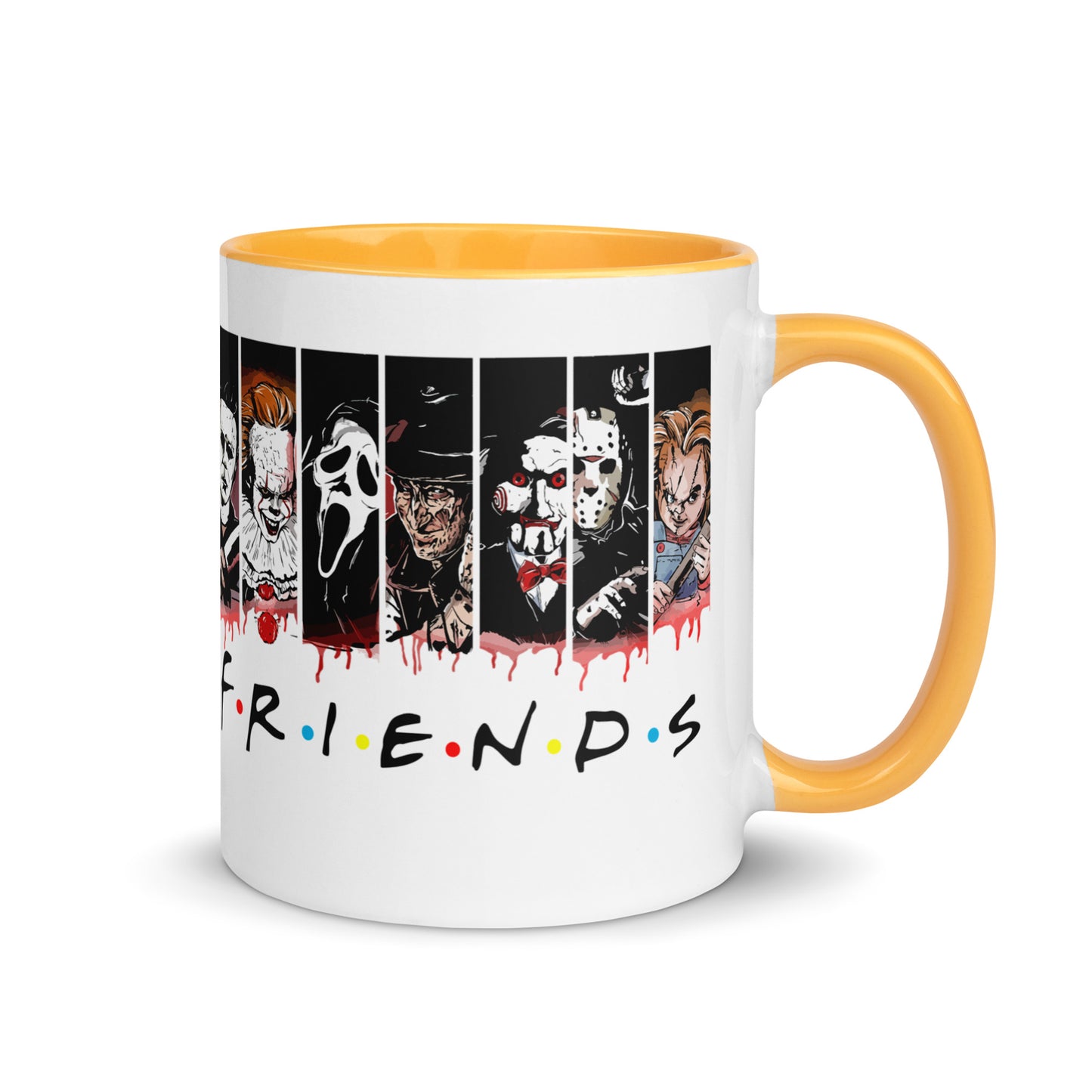 Icons of Horror Mug with Color Inside