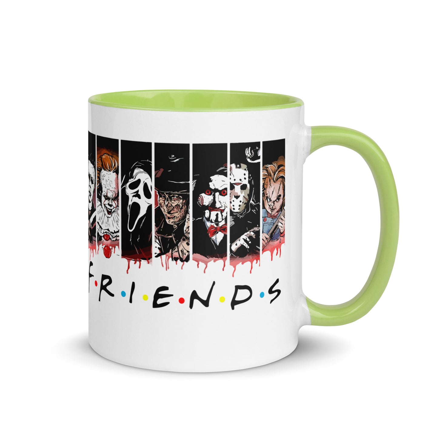 Icons of Horror Mug with Color Inside