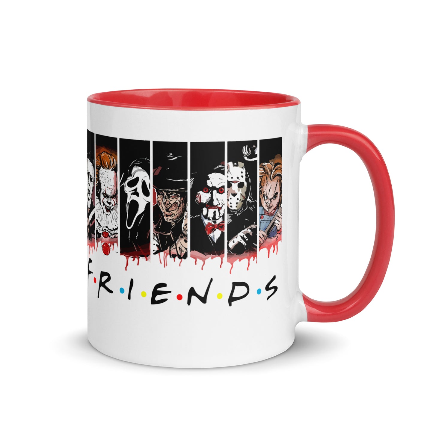 Icons of Horror Mug with Color Inside