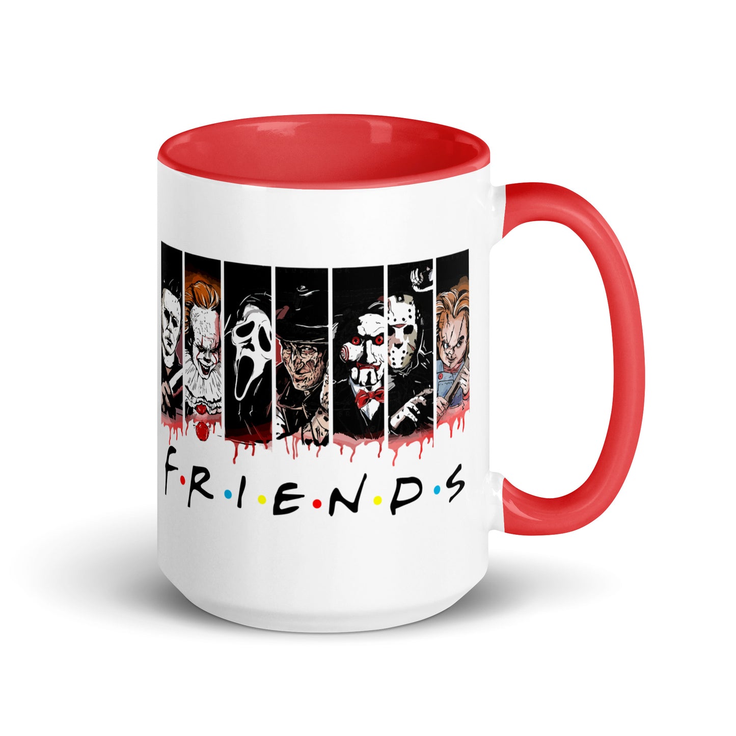 Icons of Horror Mug with Color Inside