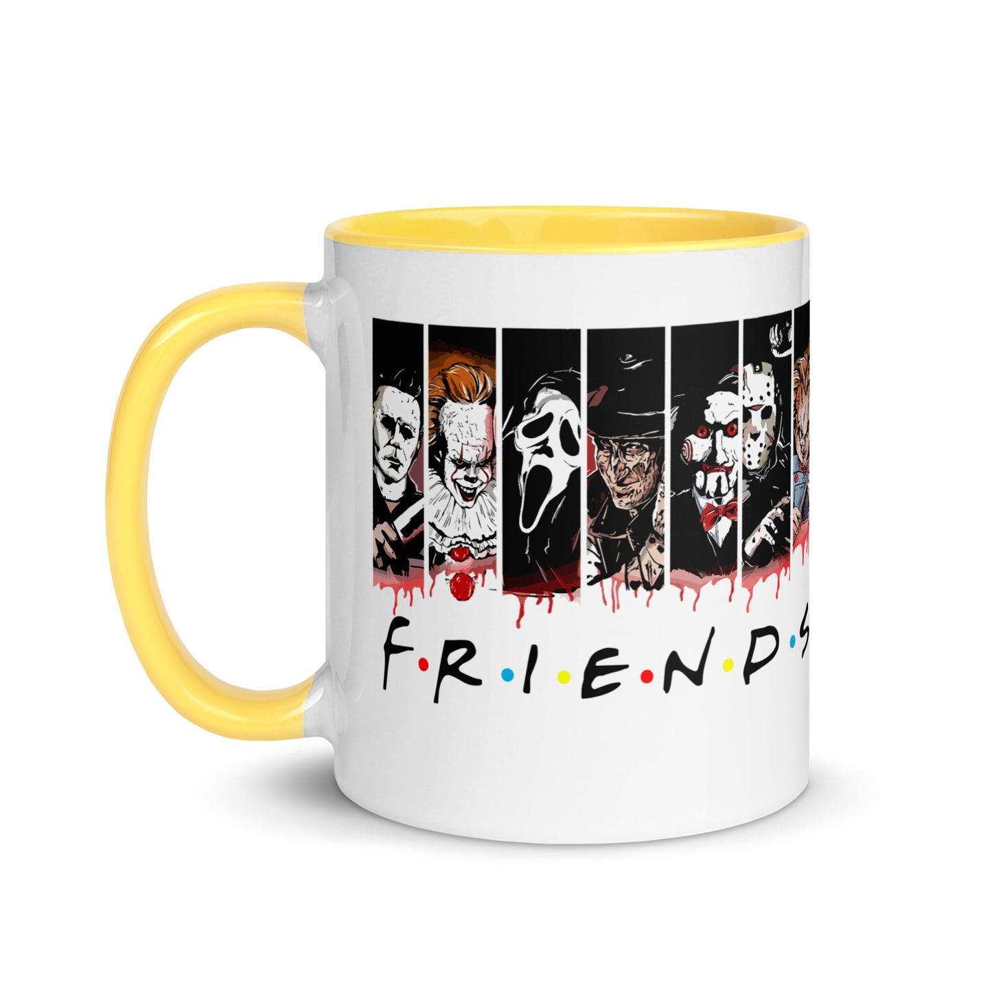 Icons of Horror Mug with Color Inside