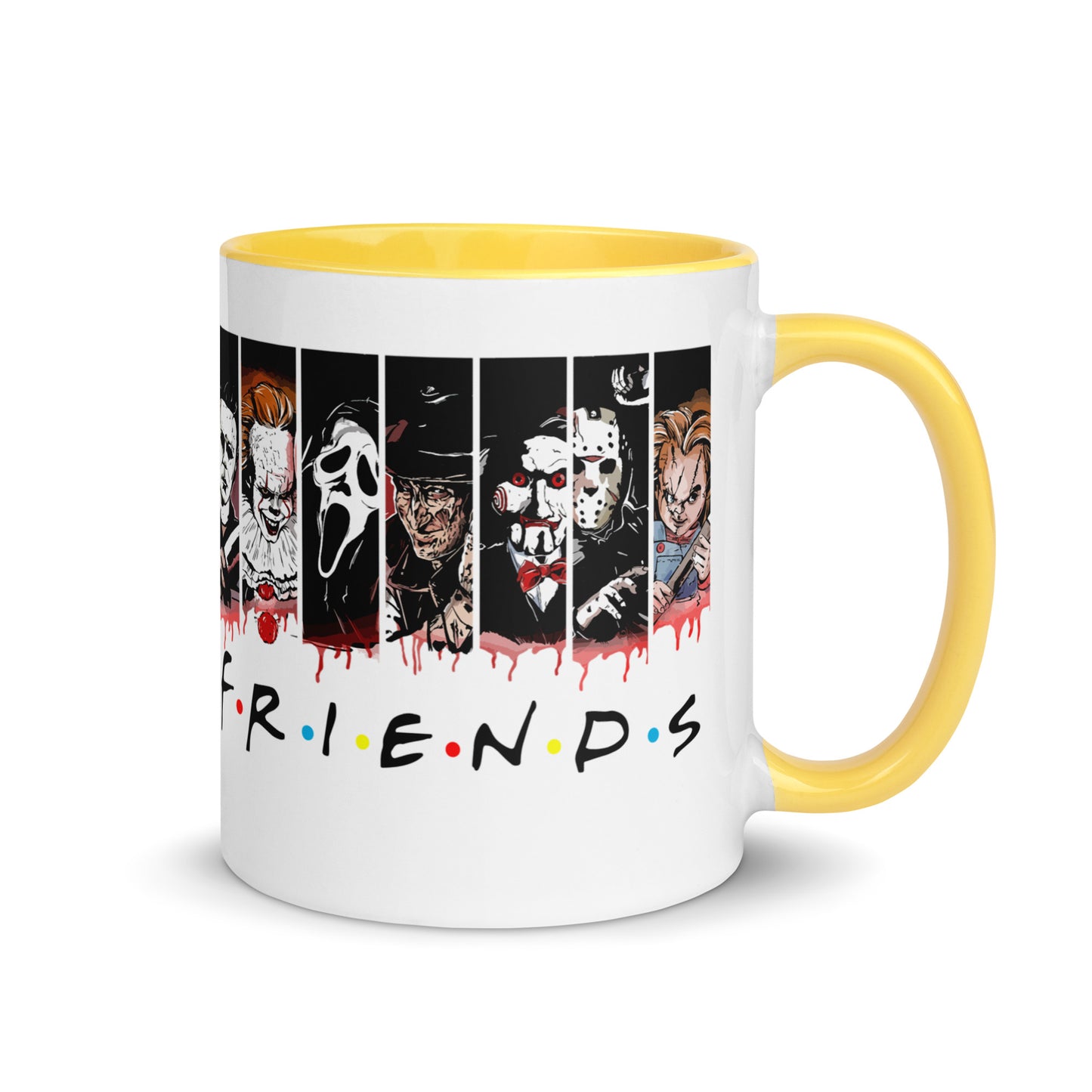 Icons of Horror Mug with Color Inside