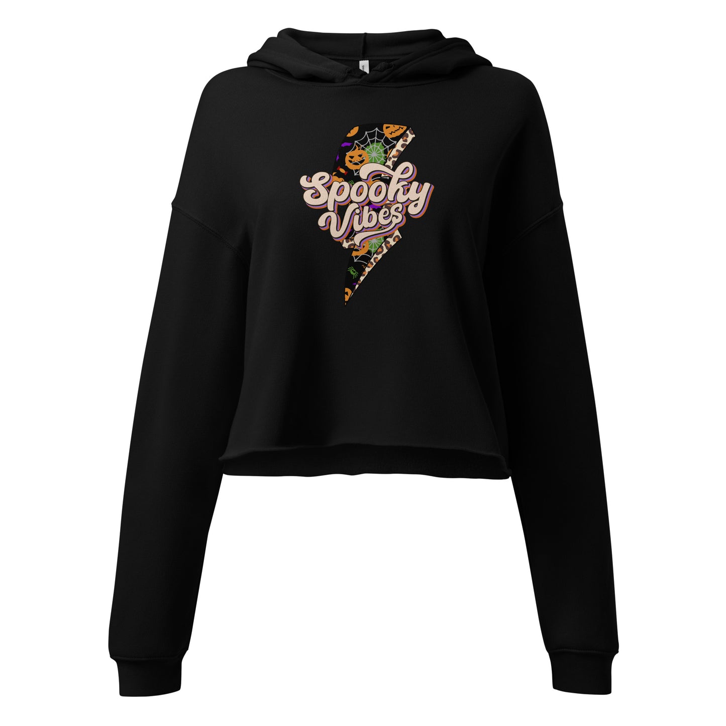 Spooky Vibes Crop Hoodie