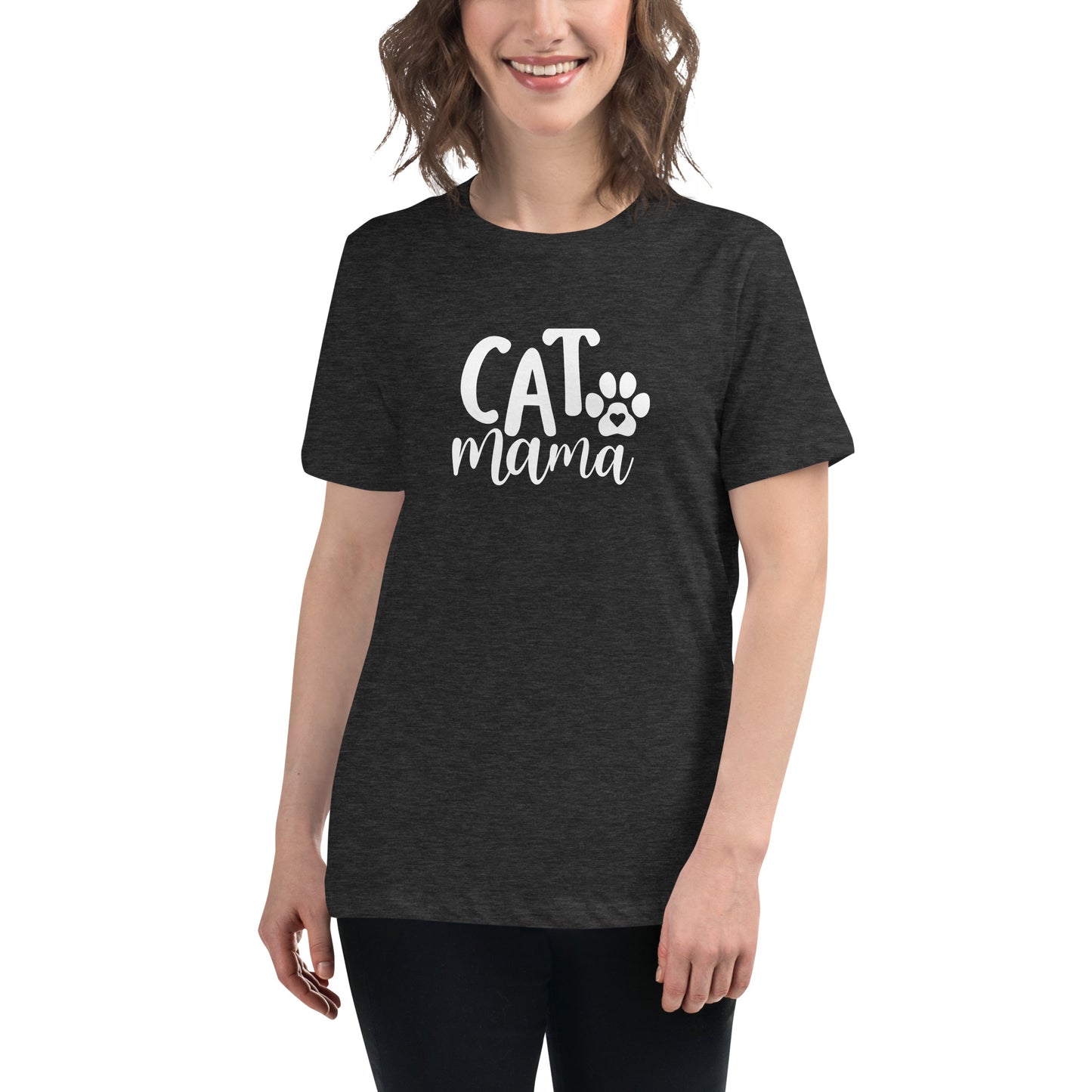 Cat Mama Women's Relaxed T-Shirt