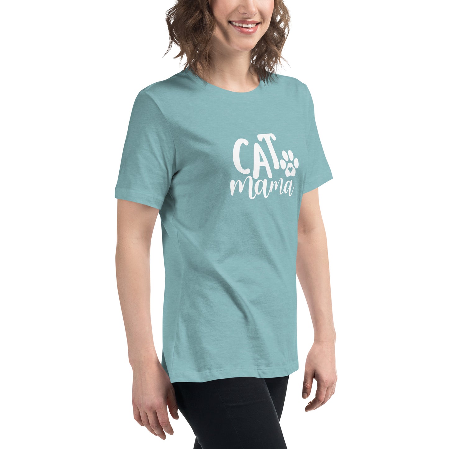 Cat Mama Women's Relaxed T-Shirt