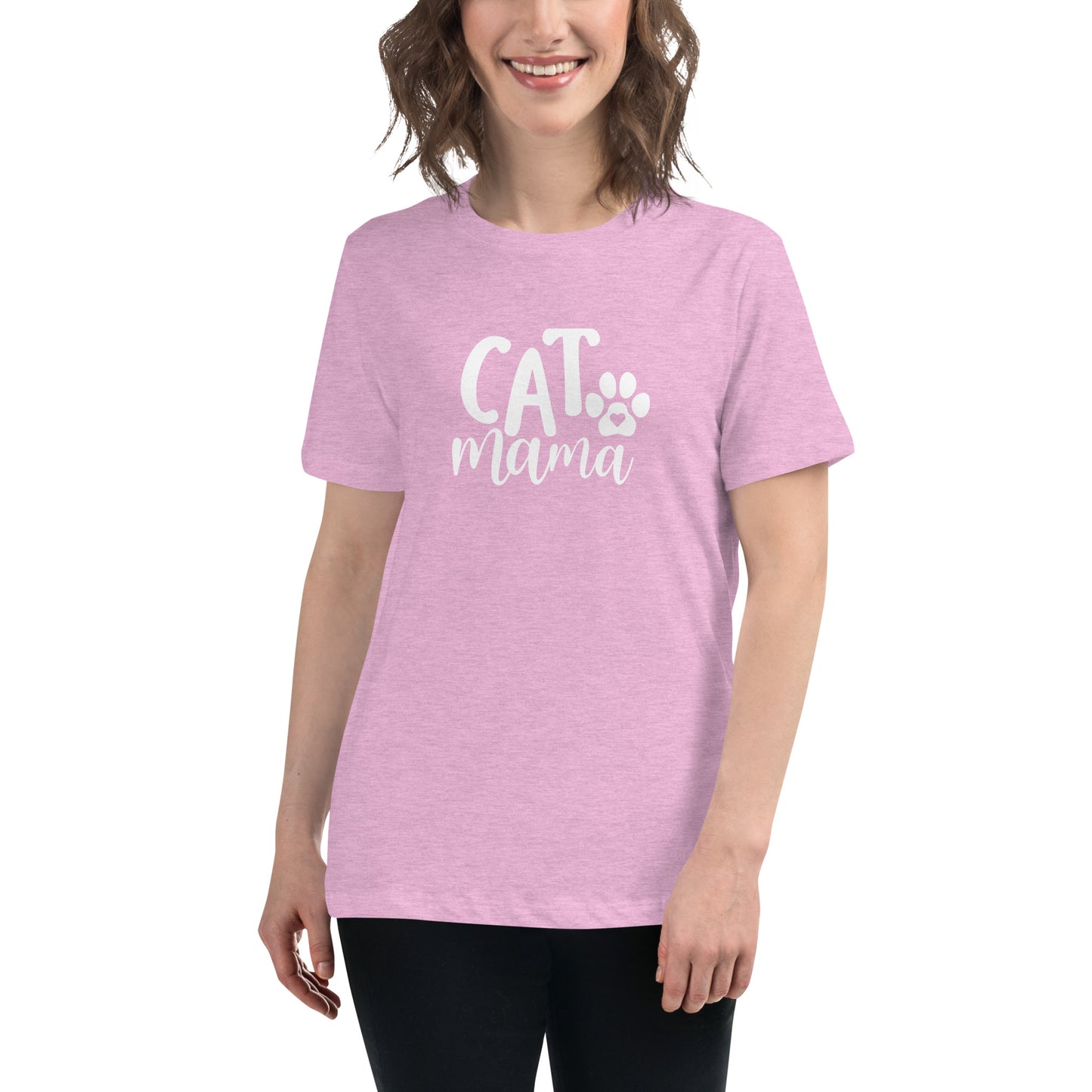 Cat Mama Women's Relaxed T-Shirt