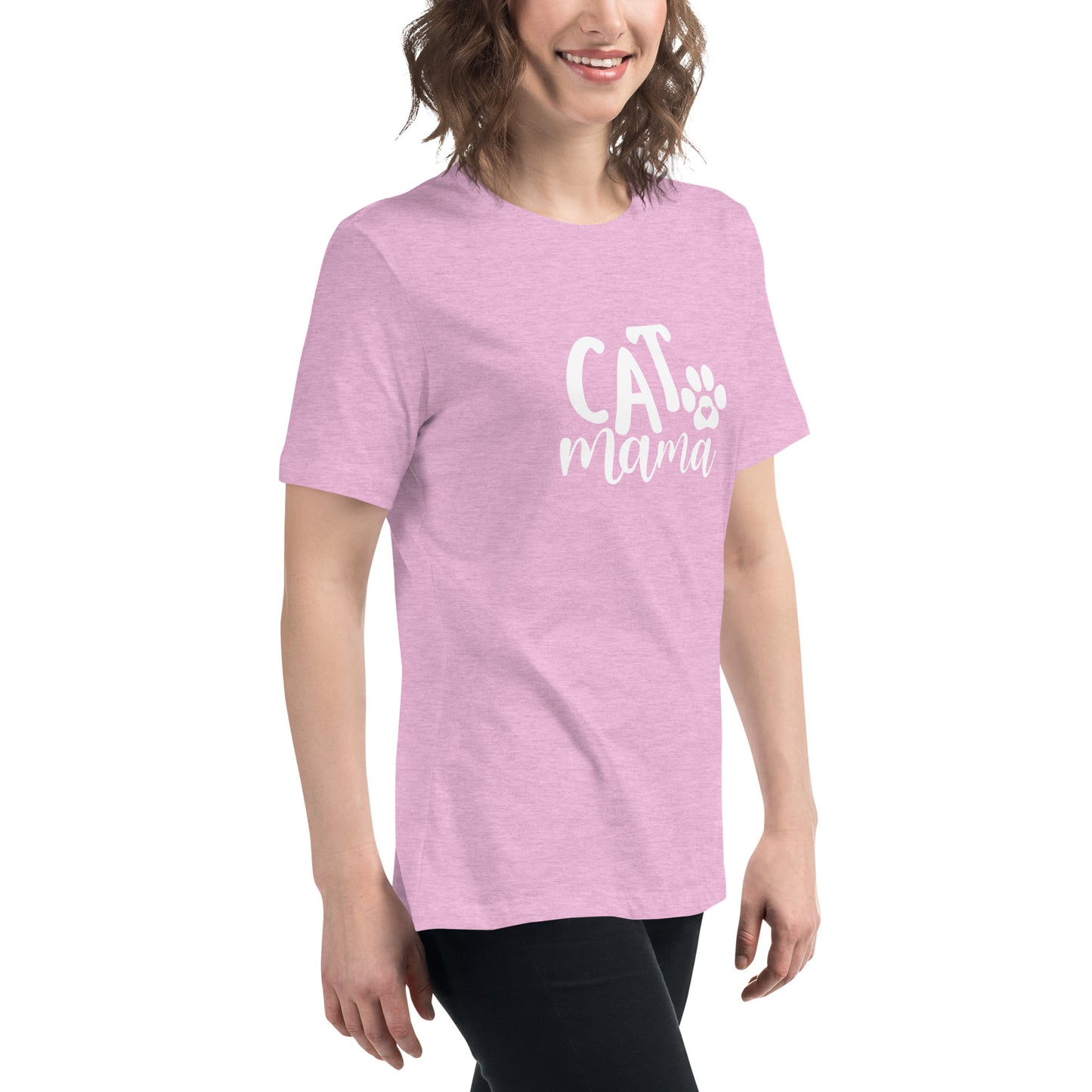 Cat Mama Women's Relaxed T-Shirt