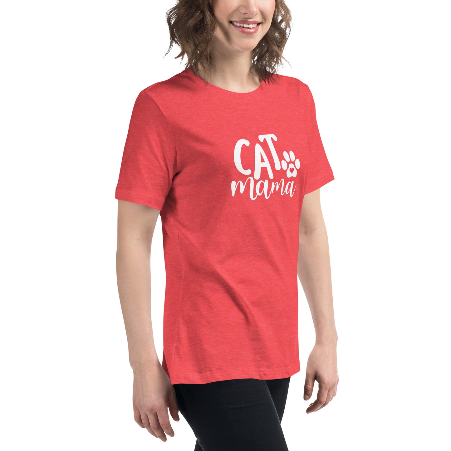 Cat Mama Women's Relaxed T-Shirt