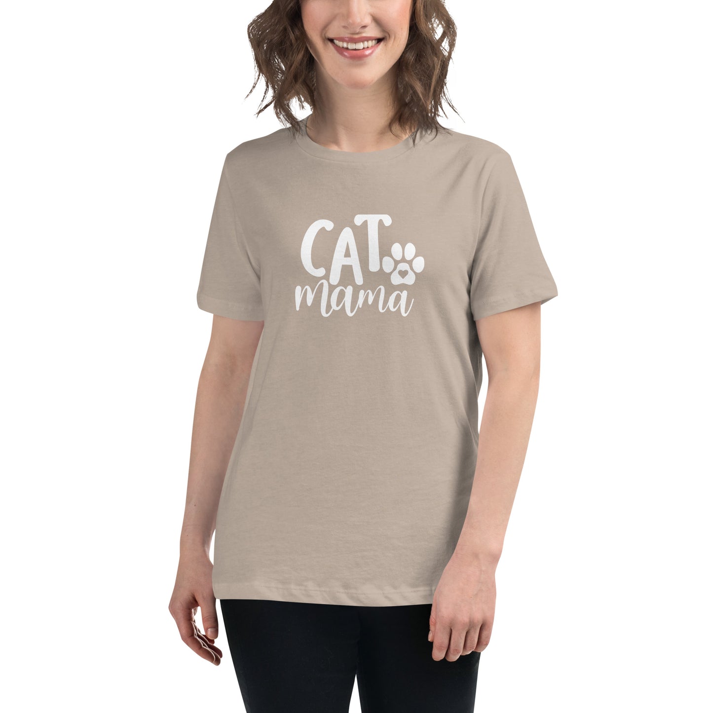 Cat Mama Women's Relaxed T-Shirt