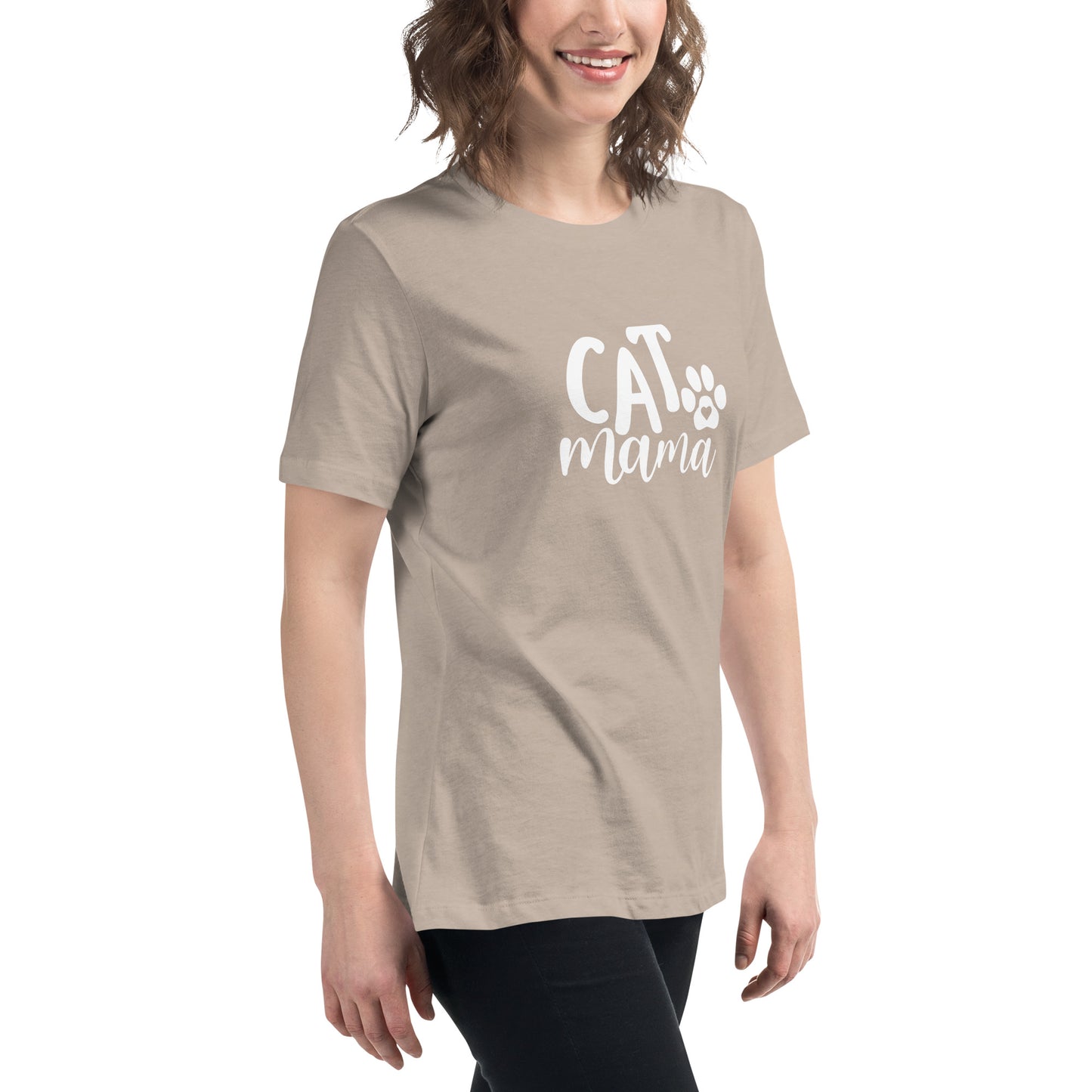 Cat Mama Women's Relaxed T-Shirt